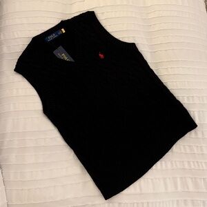 Polo Ralph Lauren Black Sweater Vest